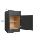 Madison Black Shaker 21" Base Cabinet