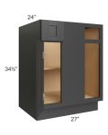 Madison Black 36" Blind Base Cabinet