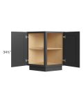 Madison Black Shaker 24" Base End Angle Cabinet 