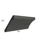 Madison Black Shaker 96" Cove Crown Molding