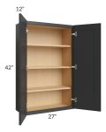 Madison Black Shaker 27x42 Wall Cabinet