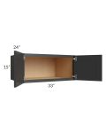 Madison Black Shaker 33x15x24 Wall Cabinet