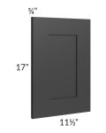 Madison Black Shaker 12x18 Wall Decorative Door