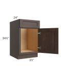 Tuscan Kona Brown 21" Sink Base Cabinet