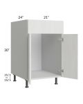 Milan Cream 21" Sink Base Cabinet