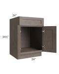 Natural Grey Shaker 24" Sink Base Cabinet