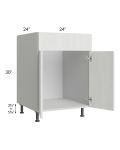 Milan Cream 24" Sink Base Cabinet