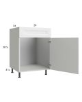 Harbor White 24" Sink Base Cabinet with 1 door
