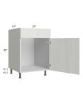 Milan Cream 24" Sink Base Cabinet (1 door)