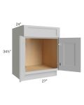 Tuscan Painted Grey 27" Sink Base Cabinet