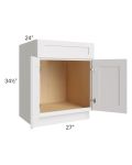 Midtown Cloud Shaker 27" Sink Base Cabinet
