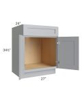 Asheville Grey Shaker 27" Sink Base Cabinet
