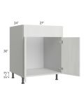 Milan Cream 27" Sink Base Cabinet
