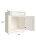 Signature Vanilla Glaze 27" Sink Base Cabinet