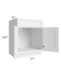 Providence White 27" Sink Base Cabinet