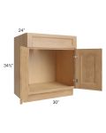 Tuscan Timber 30" Sink Base Cabinet