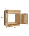 Prairie Shaker 30" Sink Base Cabinet