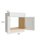 Palisades White 30" Sink Base Cabinet 