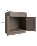 Providence Natural Grey 30" Sink Base Cabinet 