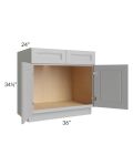Charlotte Grey 36" Sink Base Cabinet