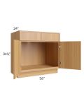 Portland Sand 36" Sink Base Cabinet