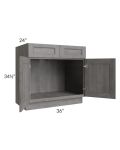 Providence Slate Grey 36" Sink Base Cabinet 