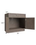 Providence Natural Grey 36" Sink Base Cabinet 