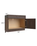 Tuscan Kona Brown 42" Sink Base Cabinet