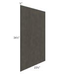 Charcoal Grey Shaker Base Veneered Skin Panel 