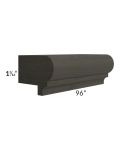 Charcoal Grey Shaker 96" Light Rail Molding