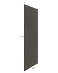 Charcoal Grey Shaker 15x42 Wall Veneered Skin Panel 