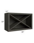 Charcoal Grey Shaker Wall X-Wine Rack Kit