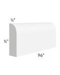 Aspen White Shaker 96" Scribe Molding