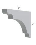 Asheville Grey Shaker Traditional Simple Corbel