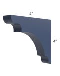 Bayville Blue Traditional Simple Corbel
