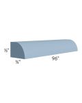 Sky Blue Shaker 96" Shoe Molding