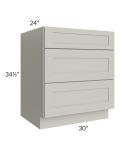Stone Shaker 30" 3-Drawer Base Cabinet