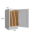 Stone Shaker 18" Full Height Door Tray Divider Base Cabinet