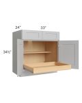 Stone Shaker 33" Base Cabinet with 1 Rollout Tray