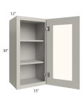 Stone Shaker 15x30 Wall Glass Door Cabinet (Prepped for Glass Doors)