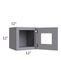 Graphite Grey Shaker 12x12 Decorative Wall Cabinet