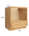 Madison Honey Shaker 30" Microwave Base Cabinet