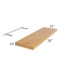 Madison Honey Shaker 36" Floating Shelf