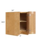 Madison Honey Shaker 33" Lazy Susan Base Cabinet