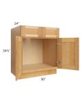 Madison Honey Shaker 30" Sink Base Cabinet