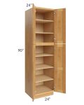 Madison Honey Shaker 24x90x24 Wall Pantry Cabinet