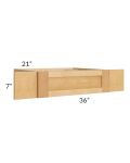 Madison Honey Shaker 36" Vanity Knee Drawer (Can Be Trimmed)