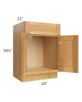 Madison Honey Shaker 24" Vanity Base Cabinet