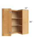 Madison Honey Shaker 24x36 Wall Easy Reach Cabinet