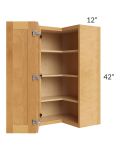 Madison Honey Shaker 24x42 Wall Easy Reach Cabinet